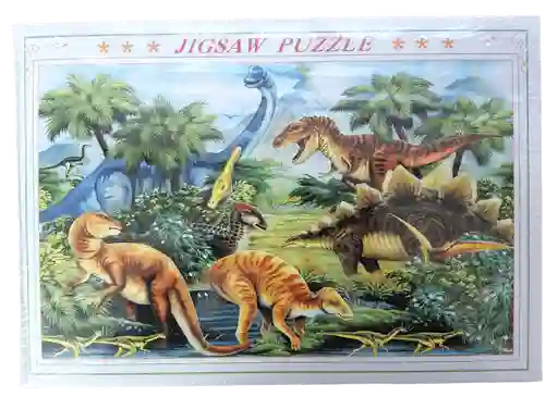 Rompecabezas Carton Caja Dinosaurios 1.000 Pz
