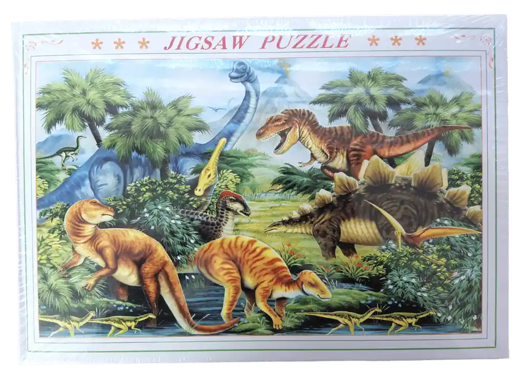 Rompecabezas Carton Caja Dinosaurios 1.000 Pz