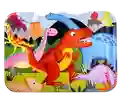 Rompecabezas Carton Caja Metal Dinosaurio 120 Pz