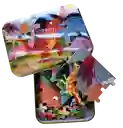Rompecabezas Carton Caja Metal Dinosaurio 120 Pz