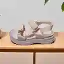 Sandalalias Deportivas Para Dama Beige Talla 38
