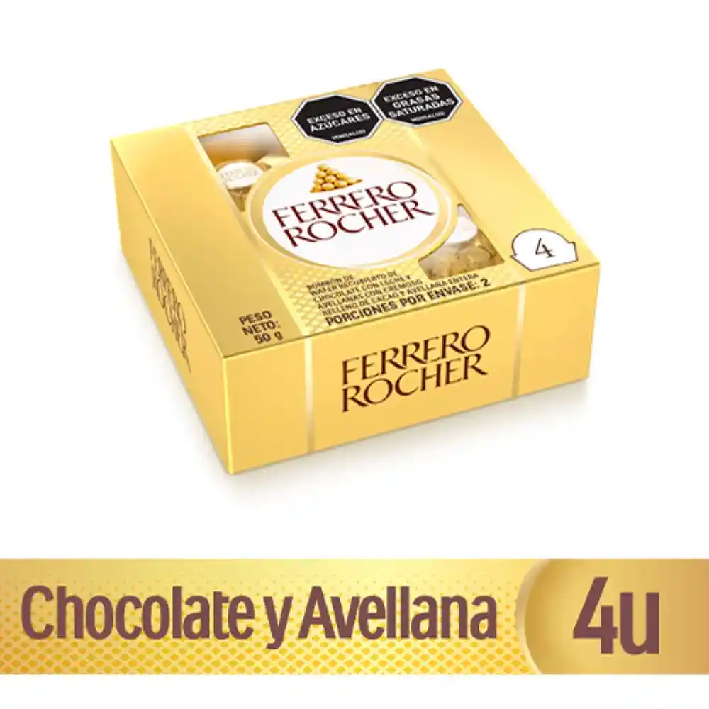 Chocolate Ferrero Rocher Caja (50 Gr)