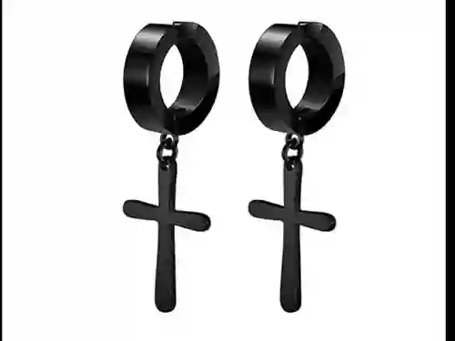 Aretes A Presion Negros