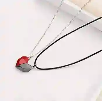 Collares De Pareja Rojo Y Negro