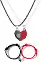Collares De Pareja Rojo Y Negro