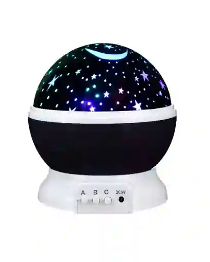 Lampara Proyector Star Master Luz Led Cielo Rotacion Universo Negra