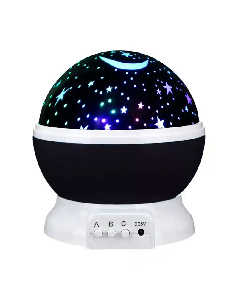 Lampara Proyector Star Master Luz Led Cielo Rotacion Universo Negra