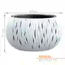 Matera Sandy Bowl 37 Cm Blanco