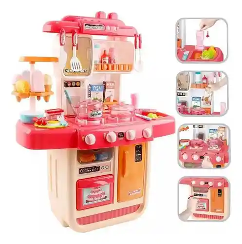 Cocina Juguete Para Niñas Con Agua Sonido Y Luces