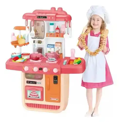 Cocina Juguete Para Niñas Con Agua Sonido Y Luces