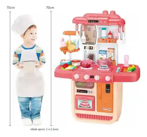Cocina Juguete Para Niñas Con Agua Sonido Y Luces