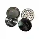 Grinder Metalico Plateado 3 Partes