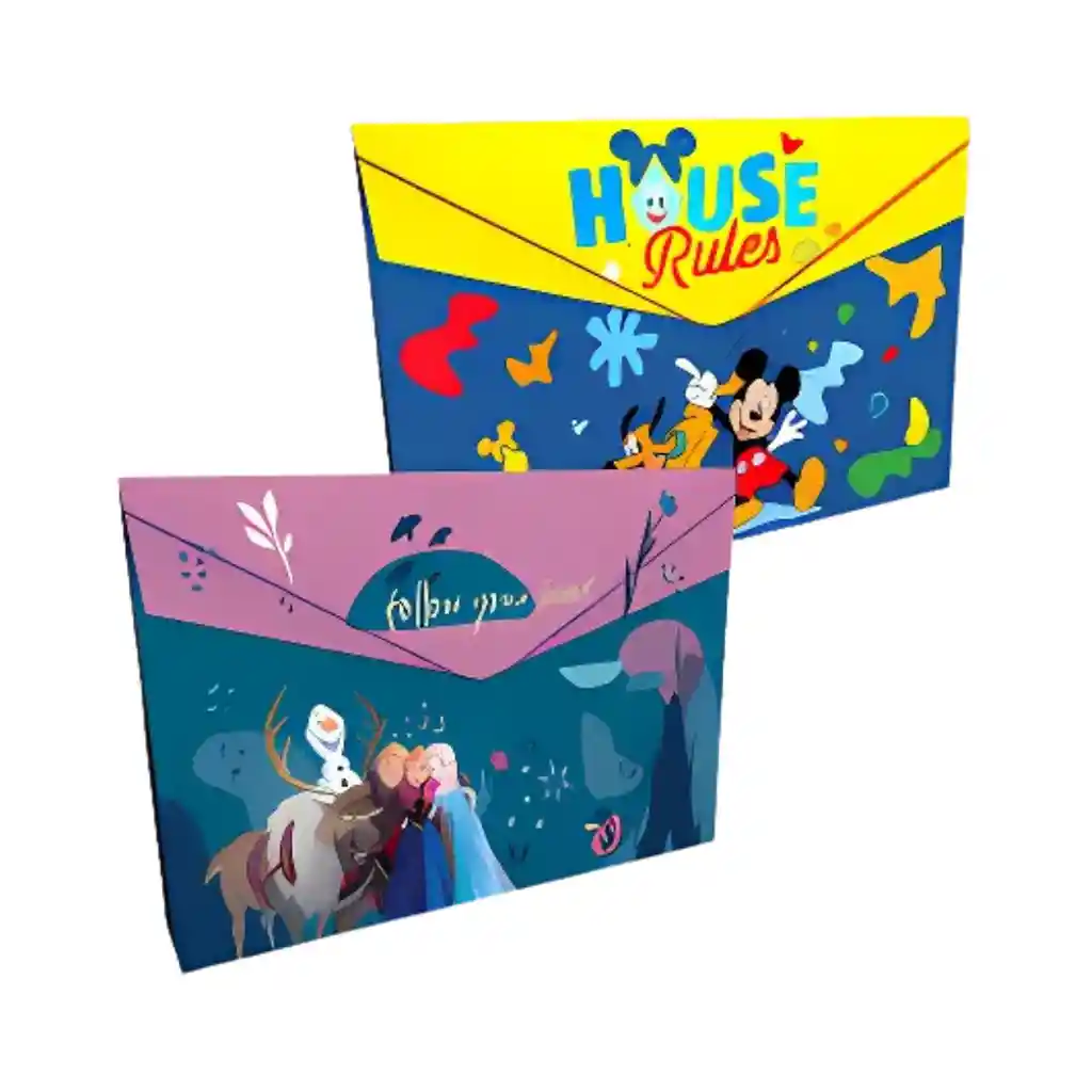 Carpeta Fuelle Primavera Plástica Estampada