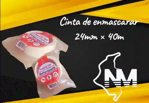 Cinta De Enmascarar 24mm * 40m