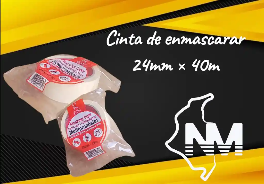 Cinta De Enmascarar 24mm * 40m