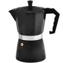 Cafetera Moka 6 Tazas Negra