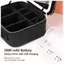 Bolsa De Maquillaje De Viaje Espejo Led Estuche De Maquilla
