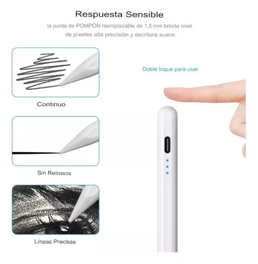Lapiz Para Tablet Para Ios /android/ Windows