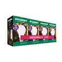 Bombillo Led Toledo 9w Pak X 4 Luz Cálida Rosca E27