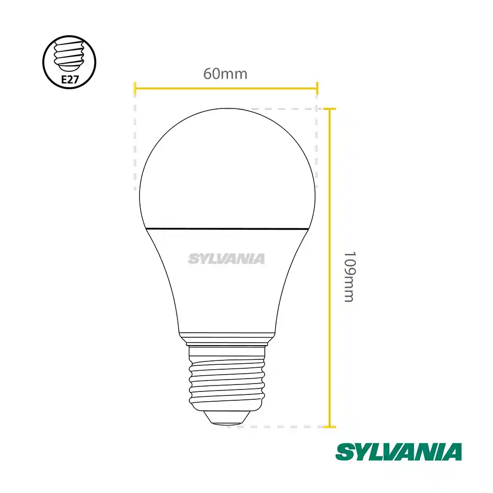 Bombillo Led Toledo 9w Pak X 4 Luz Cálida Rosca E27