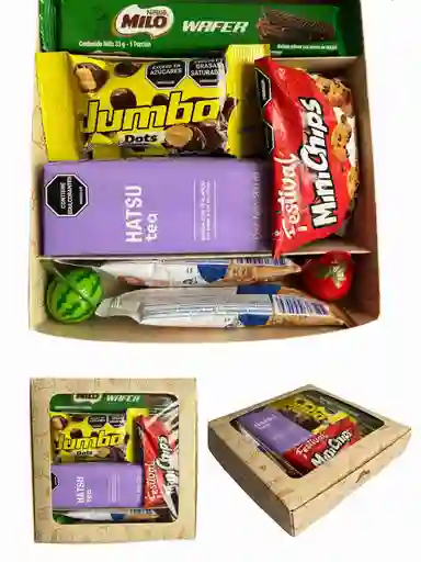 Caja Amor Y Amistad Corazoncito Con Chocolates - Regalo Cumpleaños - Regalo Feliz Dia