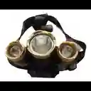 Linterna Minera 3 Leds Ilumina Donde Quieras