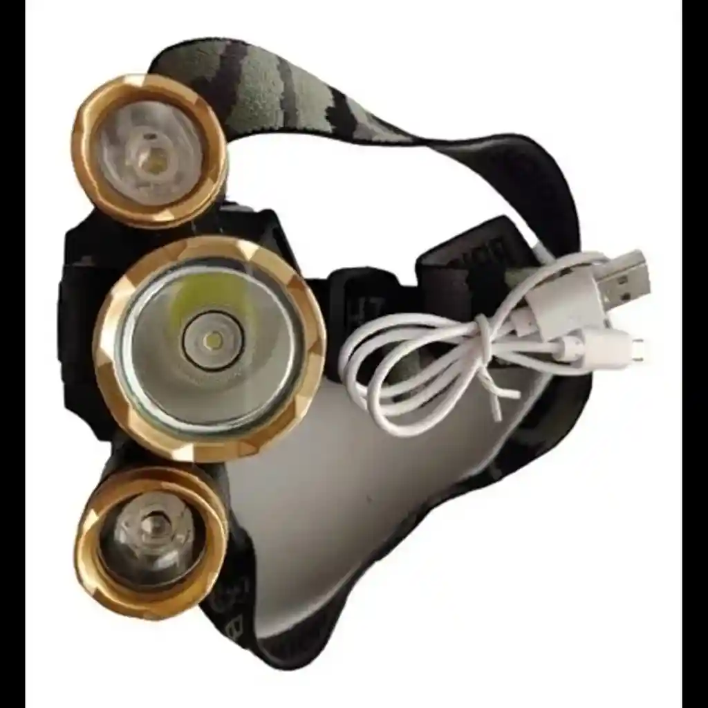 Linterna Minera 3 Leds Ilumina Donde Quieras