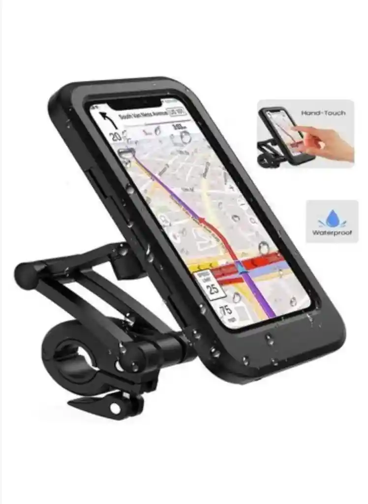 Holder Soporte Estuche Porta Celular Para Moto Manubrio