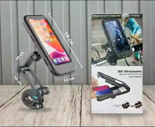 Holder Soporte Estuche Porta Celular Para Moto Manubrio