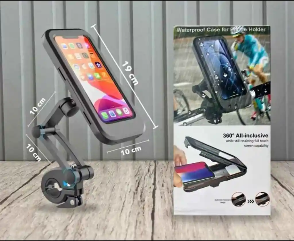 Holder Soporte Estuche Porta Celular Para Moto Manubrio
