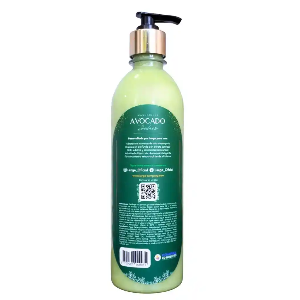 Mascarilla Avocado Delux