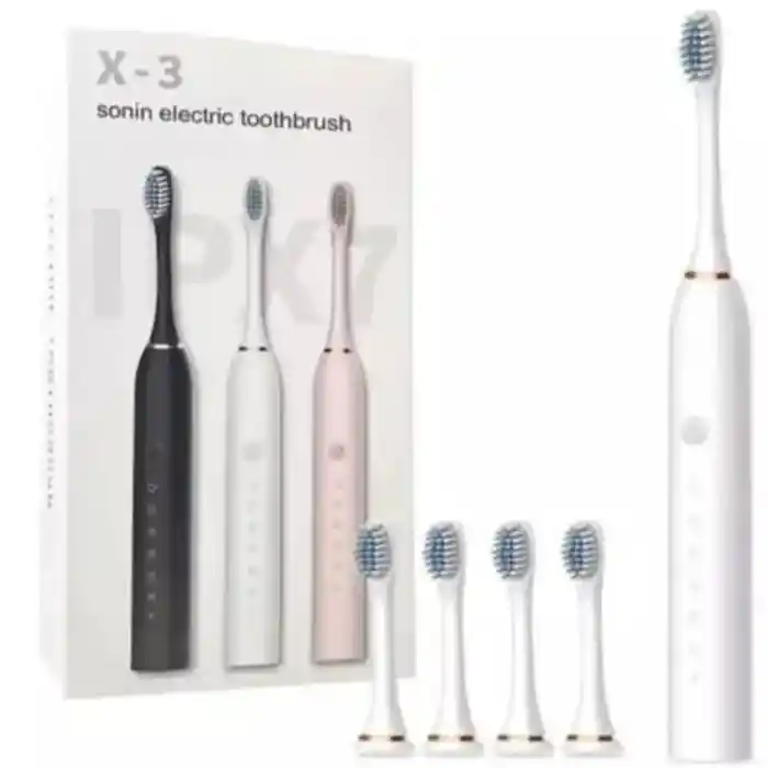 Cepillo Dental Electrico Recargable Sonic Electric Toothbrush Negro/blanco/rosa