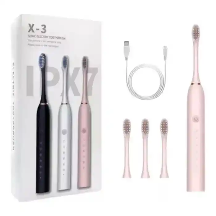 Cepillo Dental Electrico Recargable Sonic Electric Toothbrush Negro/blanco/rosa