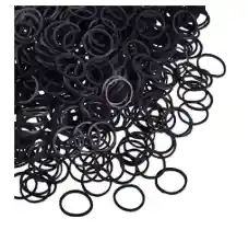 Paquete De Cauchos Pequeños Para Cabello Negros