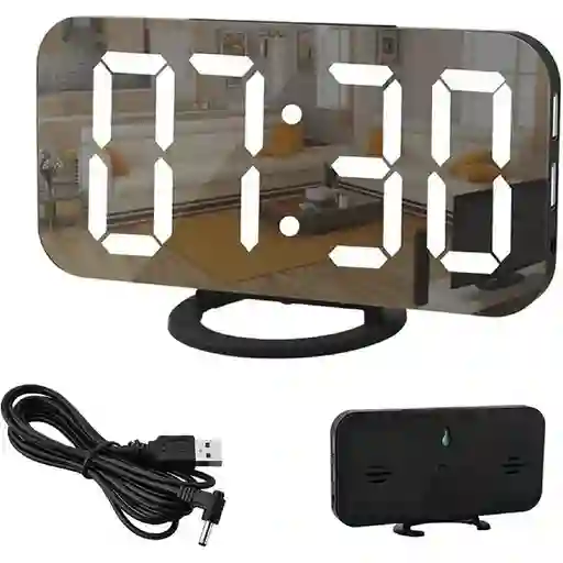 Reloj Espejo Led Digital