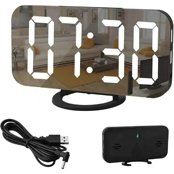 Reloj Espejo Led Digital