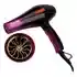 Secador De Cabello Bopai Bp-5500 4000w Con Difusores Negro