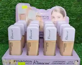 Base De Maquillaje Líquida Rimocoo Foundation Make-up De Acabado Natural