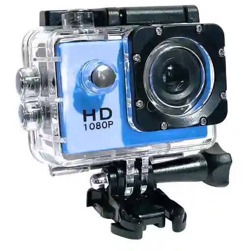 Videocámara Deportiva Compacta Hd 1080p, Resistente Al Agua