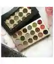 Paleta De Sombras De Ojos Glamierre Solar Glow De 18 Tonos Con Brillo