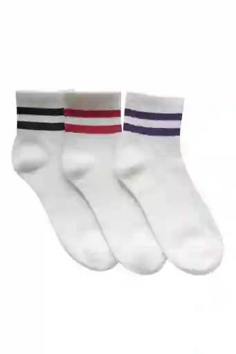 Combo Tres Pares De Medias Talla Adulto