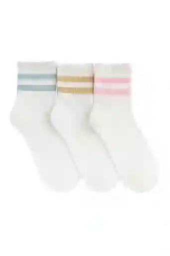 Combo Tres Pares De Medias Talla Adulto