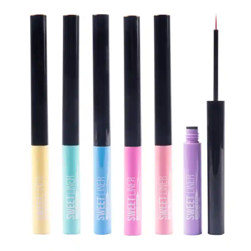 Delineador De Ojos De Colores En Plumon, Marca Sweet Liner