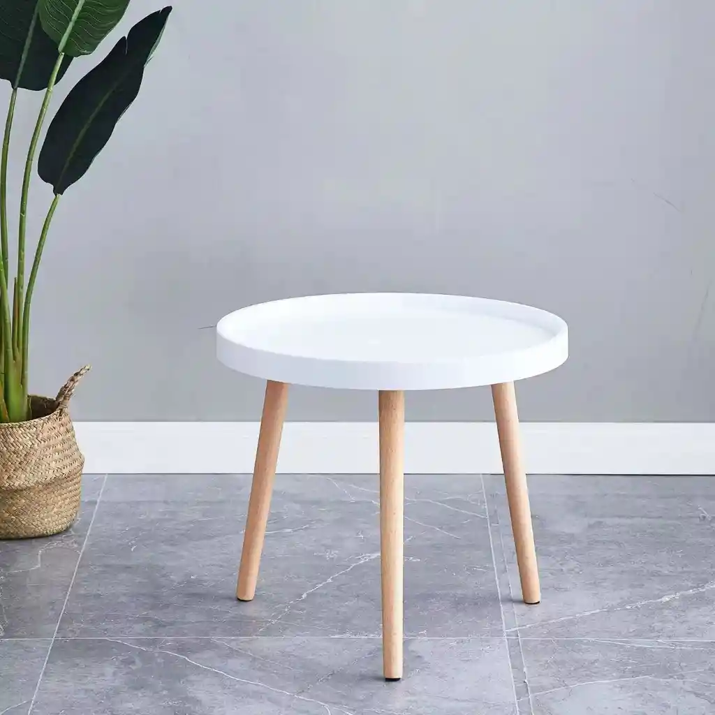Mesa Auxiliar Redonda Pequeña 49x44cm