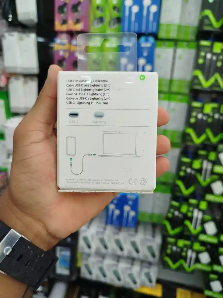 Cable Iphone Tipo C Lightning 2 Metros