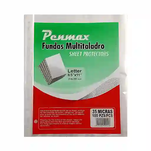 Protectores De Hojas Delgado Carta X100