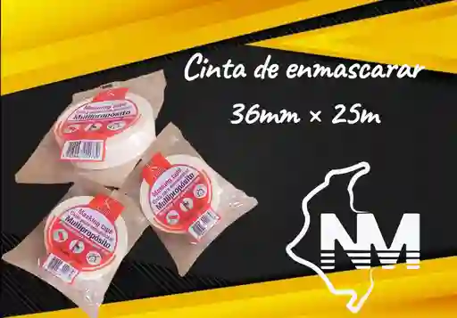 Cinta De Enmascarar 36mm * 25m