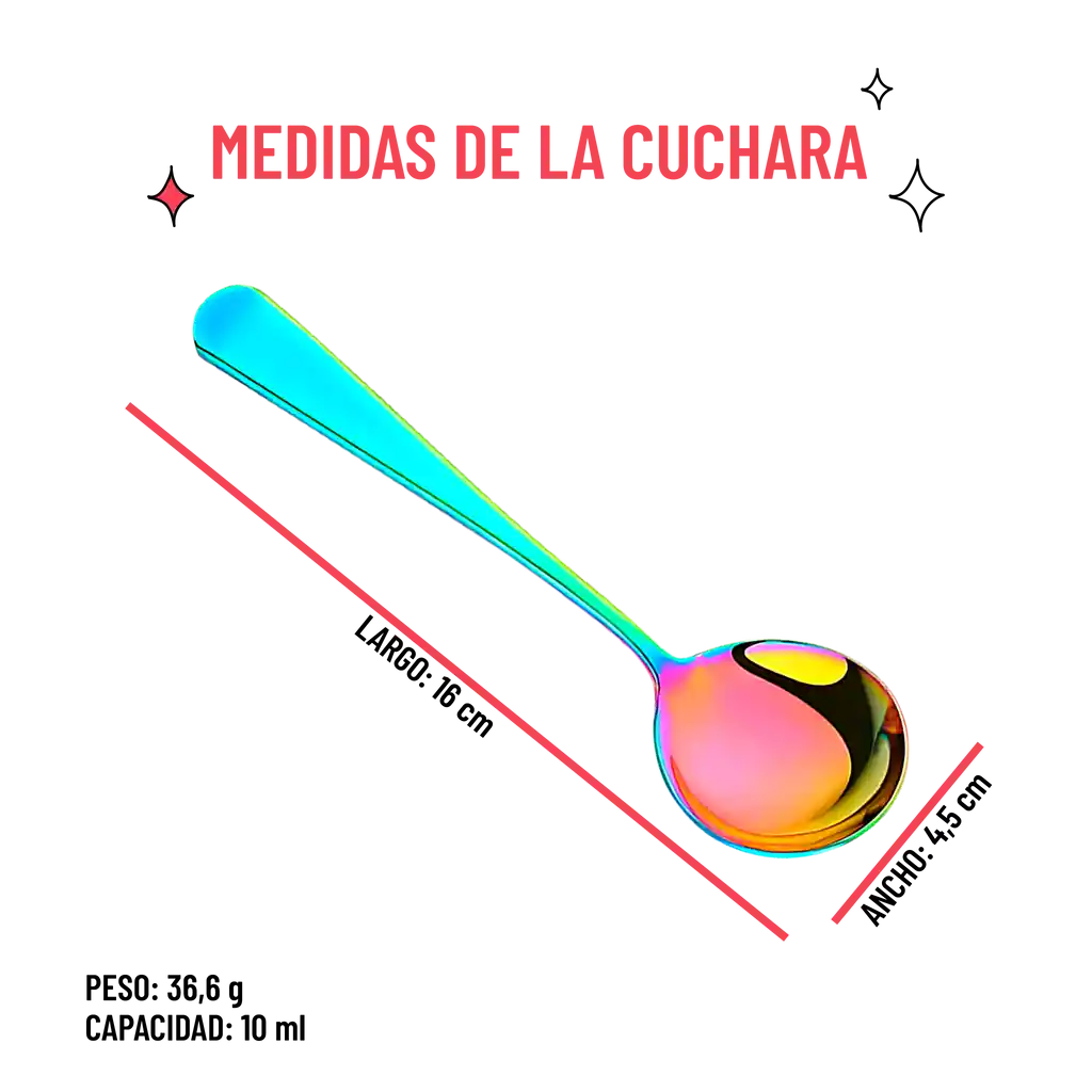 Cuchara De Catación Acero Inoxidable Tornasol