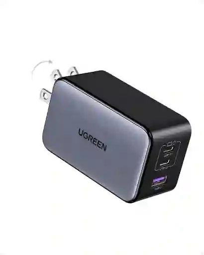 Cargador Ugreen Gan 3 Puertos 2xusb-c Y 1xusb-a 100w Nexode