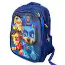 Morral Maleta Escolar Paw Patrol Azul Niños Oficio